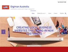 Tablet Screenshot of digiman.com.au